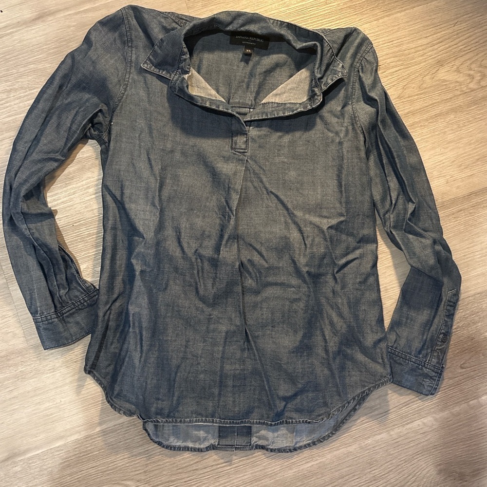 Banana Republic Blue Denim Shirt